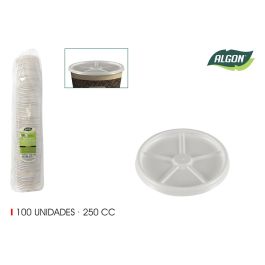 Set de 100 tapas para vasos de café 250 cc Algon (20 Cajas) Precio: 37.98999974. SKU: B1CQAXPYX2