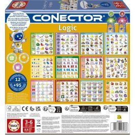 Educa EDU8412668203938 Juego Educativo Logic - 90 Preguntas, 12 Temas, Formato Libro - A partir de 3 años