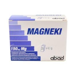 Magneki Magnesio Efervescente para Músculos y Huesos (Magneva) - 20 Sobres, Aporte de Magnesio Asimilable Precio: 6.5000001. SKU: B1BLNMGYNB