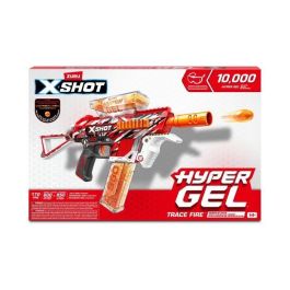Hyper Gel Blaster - ZURU - X-SHOT Fuego traza medio - Automático y semiautomático - 2500 perdigones - Alcance 51 m/seg