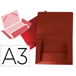 Carpeta Liderpapel Portadocumentos Solapas Polipropileno Din A3 Rojo Translucido Lomo Flexible Precio: 4.2350000242. SKU: B1C379G5VW