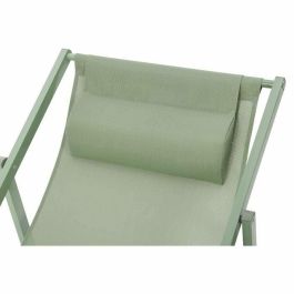 Tumbona PAROS - Estructura de acero - L 63 x P 104 x A 85 cm Verde caqui