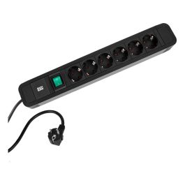 Bachmann PRIMO2 Regleta de conexión 6 tomas Schutzkontakt con interruptor, cable 2m, aluminio, color negro Precio: 79.5091. SKU: B153V2A7EK