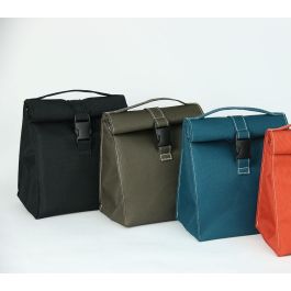 DKD Home Decor Bolsa Térmica Básicos de Poliéster, Dimensiones 13x19x23 cm, Colores Surtidos (Pack de 12 Unidades)