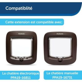 Petsafe AUC1695976601208 Túnel de extensión para puerta con microchip, marrón Petsafe AUC1695976601208 Túnel de extensión para puerta con microchip, marrón