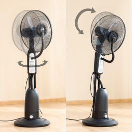 Ventilador Nebulizador de Pie con Mando a Distancia InnovaGoods Mistinn Negro 90 W 2,8 L Ventilador Nebulizador de Pie con Mando a Distancia InnovaGoods Mistinn Negro 90 W 2,8 L
