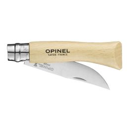 Navaja nº7 de acero inoxidable hoja 8cm. puño madera de haya. opinel