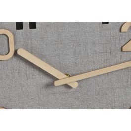 Reloj Pared Loft DKD Home Decor Gris Natural 5 x 30 x 30 cm (2 Unidades) Reloj Pared Loft DKD Home Decor Gris Natural 5 x 30 x 30 cm (2 Unidades)