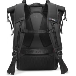 ASUS BP3706 ROG Slash Backpack 4.0 Mochila para Portátiles hasta 18" (45.7 cm) - Negra, Resistente al Agua y Desgarros