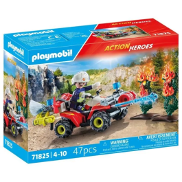 Playmobil Quad de Bomberos con Cañón de Agua Action Heroes 71825 para Misiones de Rescate Precio: 20.50000029. SKU: B1GHXJH6EC