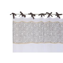 Cortina Cottage DKD Home Decor Blanco Marron 260 x 260 x 140 cm