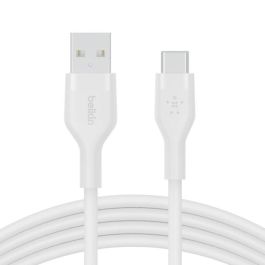 Belkin BOOST CHARGE Flex Cable USB-C a USB-A 2m Blanco