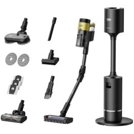 Beko VRT97325VY Aspiradora vertical inalámbrica con estación de vaciado, 150 W, cepillo desenredante adaptable