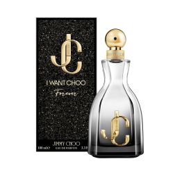 Jimmy Choo I WANT CHOO FOREVER Eau de Parfum para Mujer, 100 ml - Fragancia Ámbar Oriental con Cereza Negra y Rosa
