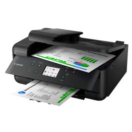 Canon TR7650 Impresora Multifunción 4 en 1 Inyección Color Wi-Fi ADF Dúplex Fax 5 Tintas Pantalla Táctil Oficina Hogar