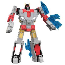 HASBRO Figura Transformers Aerialbot Silverbolt Age of the Primes, 17,5cm, se convierte en Robot/Jet, cabeza de Superion