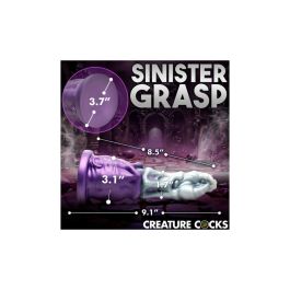 Consolador Realista XR Violeta Plateado Ø 4,3 cm Ø 7,4 cm