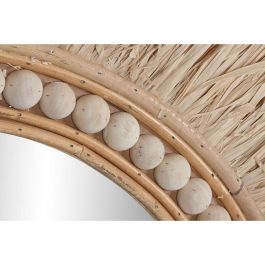 Espejo de pared Home ESPRIT Natural Tropical 80 x 4 x 80 cm Espejo de pared Home ESPRIT Natural Tropical 80 x 4 x 80 cm