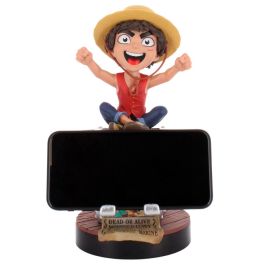 Cable Guy Wanted Poster Luffy One Piece - Soporte de sujeción para mandos y móviles, 20cm