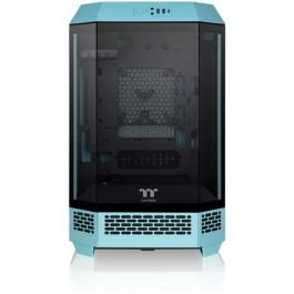 Thermaltake Caja PC The Tower 300 Turquoise Micro Torre ATX/Mini-ATX SPCC con Panel de Vidrio Templado para Hogar/Oficina
