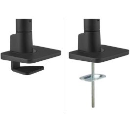 Neomounts DS75S-950BL2 - Soporte de escritorio Full-Motion para 2 monitores de 17-32 pulgadas, resorte de gas, negro