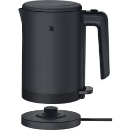 WMF 0413140071 KÜCHENminis Hervidor de Agua 0.8L 1800W Negro, Acero Inoxidable, Indicador de Nivel, Protección sobrecalentamiento