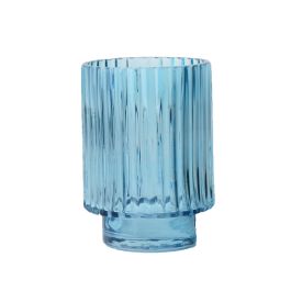 DKD Home Decor Jarrón Azul Rosa 12 x 16 x 12 cm (12 Unidades)