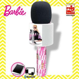 Reig Micrófono Barbie con Melodías Bluetooth para Cantar Tus Canciones Favoritas 52x9x42 cm
