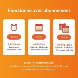 Weenect WEE3770000300390 GPS Tracker for Dogs XS Edición White 2023