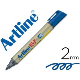 Rotulador Artline Pizarra Ek-157 Azul Punta Redonda 2 mm 12 unidades