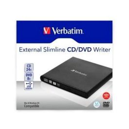 Verbatim Grabadora y Lector Externo CD/DVD Slimline, Compatible M-DISC, Alimentación USB 2.0 Precio: 35.69000028. SKU: S8419755