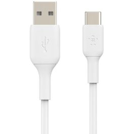 Belkin Cable USB-C a USB-A 1m Blanco Doble Pack PVC