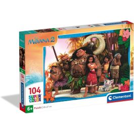 CLEMENTONI Puzzle Vaiana Moana 2 Disney 104 Piezas - 37,9x26,9cm
