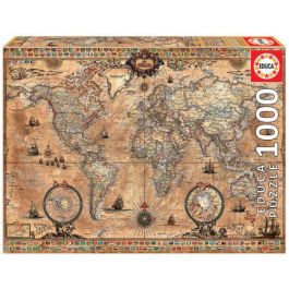 Educa 15159 Puzzle Rompecabezas Mapa Mundi Antiguo 1000 Piezas 68x48 cm Precio: 16.68999948. SKU: B1DA4AWYK3