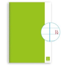 Bloc Escolofi Basic Tapa Dura A4 80H Horizontal 80G Con Margen Verde Claro 5 unidades Precio: 22.49999961. SKU: B15QC5FEK5