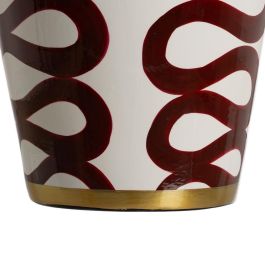 Tibor Blanco-Marrón Porcelana Decoración 25 X 25 X 63 cm