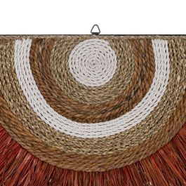 Mural Pared Fibra Natural Decoración 75 X 3 X 46 cm