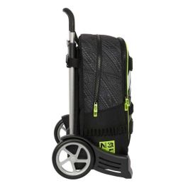Mochila Escolar con Ruedas Nerf Get ready Negro 31 x 44 x 17 cm Mochila Escolar con Ruedas Nerf Get ready Negro 31 x 44 x 17 cm