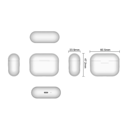 Daewoo Auriculares TWS In-Ear Bluetooth 5.3 Cancelación de Ruido USB Tipo-C Autonomía 6 Horas Blanco