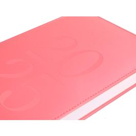 Agenda Encuadernada Liderpapel Creta A5 2025 Semana Vista Color Rosa Papel 70 gr