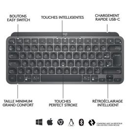 Teclado Logitech 920-010495 Grafito Qwerty Español QWERTY