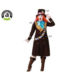 Disfraz Sombrerera Loca Marrón Mujer Adulto XXL Chaqueta Sombrero Accesorio Cuello Personajes de Cuento Polyester Precio: 28.8101. SKU: B1DVN4TSDA