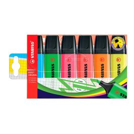 Rotulador Stabilo Boss Fluorescente 70 Estuche De 6 Unidades Colores Surtidos