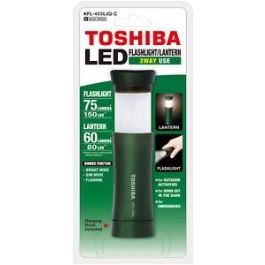 TOSHIBA Linterna Doble LED 135 Lúmenes, Lámpara Frontal y Lateral 75+60 LM con Modos Flash, Brillo y Atenuado, Color Verde Precio: 8.47. SKU: B1BYELL3RB