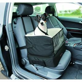 Trixie Silla de Coche para Perros, Asiento de Seguridad de Carro Negro 45x38x37 cm