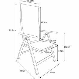 Fieldmann FDZN 5018 Silla de jardín de dos piezas