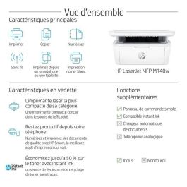 HP Multifuncion Laser monocromo LaserJet M140w