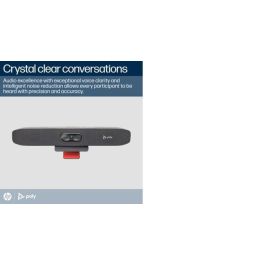 HP R30 Studio Barra de Video USB con Audio Superior y Video Avanzado para Colaboración