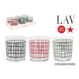 LAV Vaso Pinta de Diseño Quadro Colección, 34.5 cl (345 cc), Ø 8 x 8 x 8 cm, Referencia BDG386.3132 (24 Unidades) Precio: 14.9900003. SKU: B19VB8QHFB