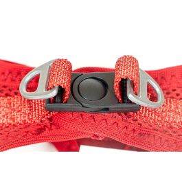 Gloria Arnés-Vestido Air Mesh Rojo Talla S Ligero Transpirable. Con Elementos Reflectantes y Efecto Refrescante. Cuello 29.4-32.6cm Pecho 41.4-43cm